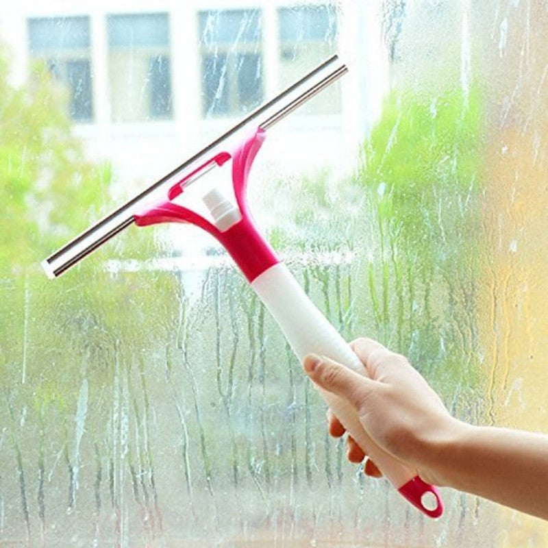 Windows Glass Cleaner Wiper With Spray Multifunctional Spray