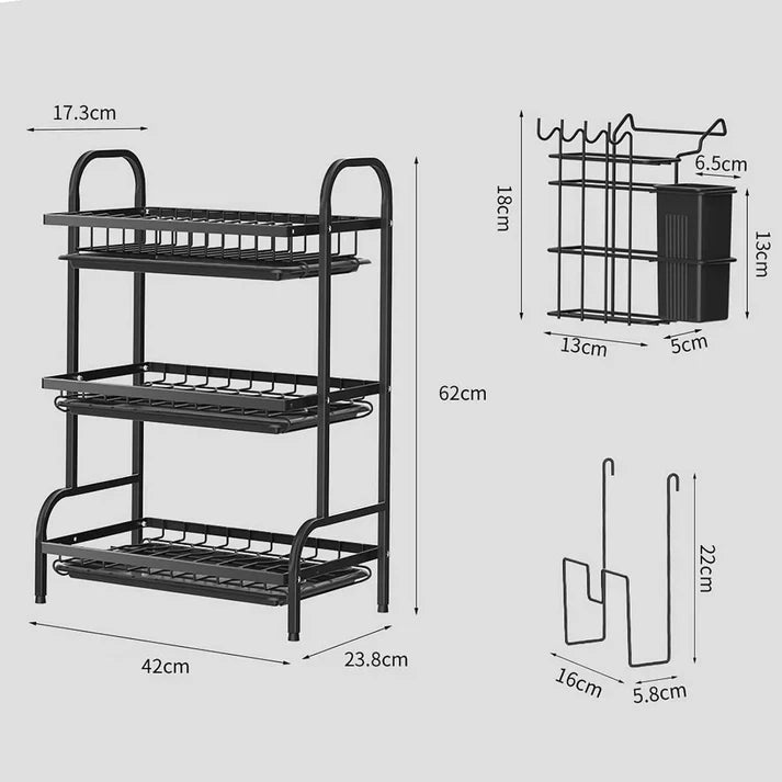 Triple Layer Stainless Drying Rack