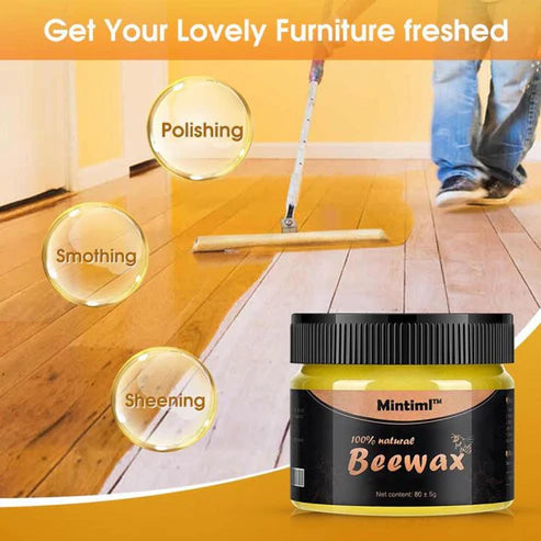 Original Beewax Wood Furniture Polish 85g - Furniture Cleaning Wood Wax