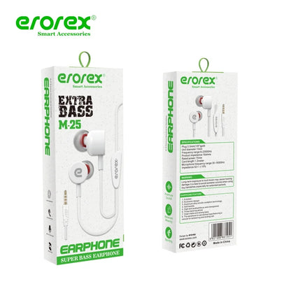 Erorex Handsfree (M-25),High-Quality Microphone.