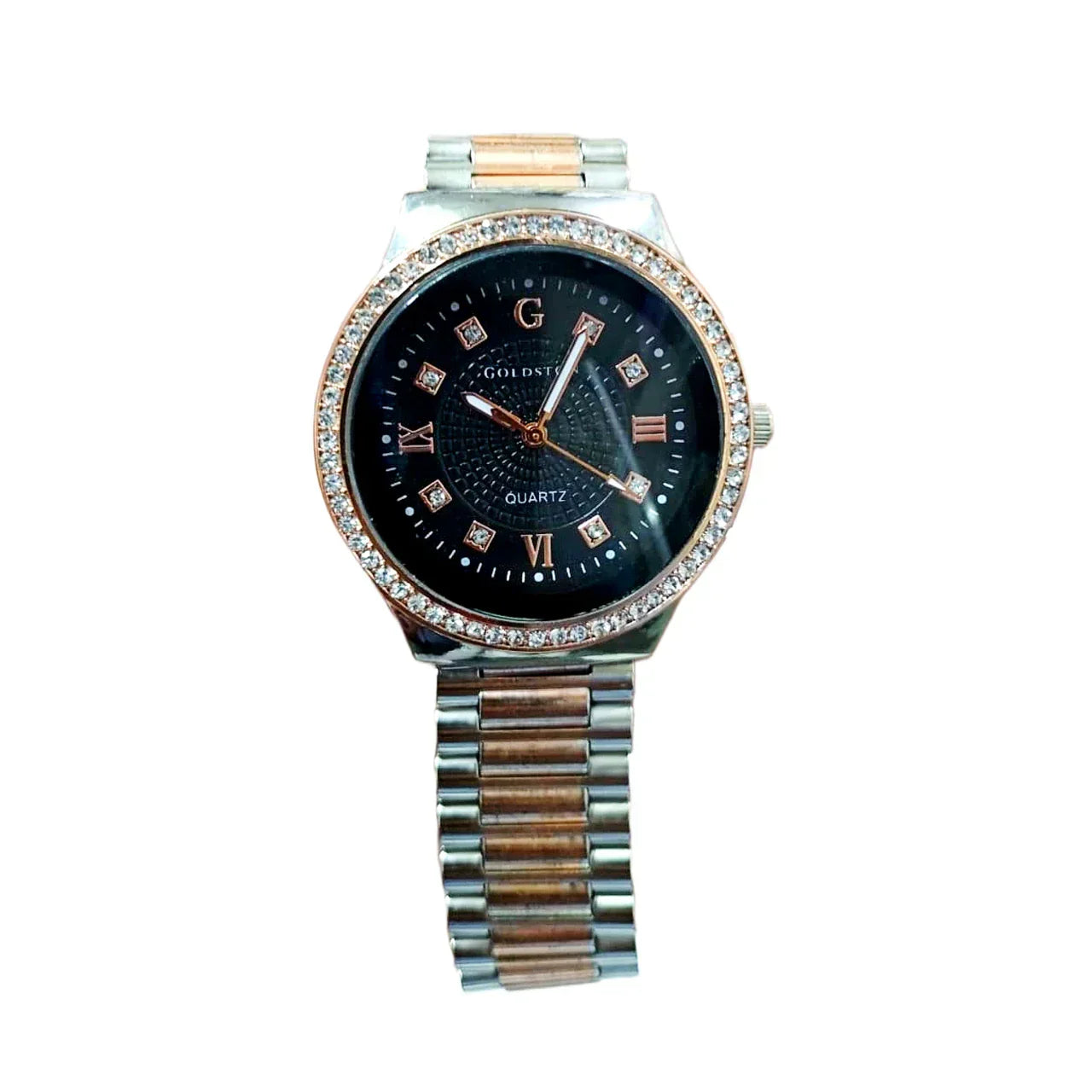 Stainless Steel Watch | New Luxury Design Watch [Black Dial Edition] | Cell Operated