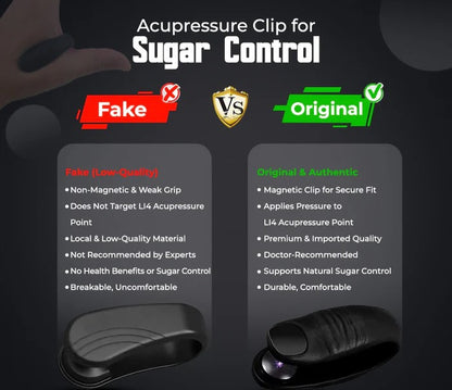 Acupressure Clip for Sugar Control
